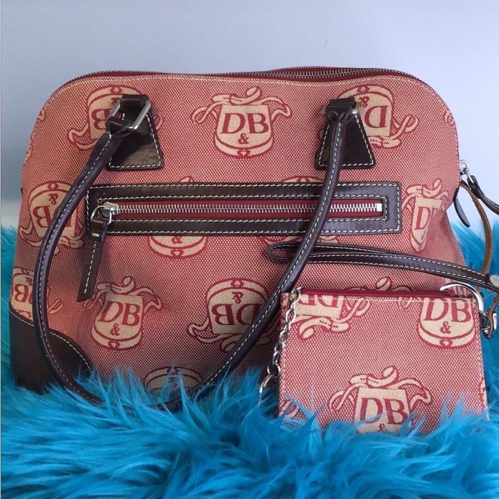 ‼️SALE‼️Dooney & Bourke Vintage Red Canvas Satchel